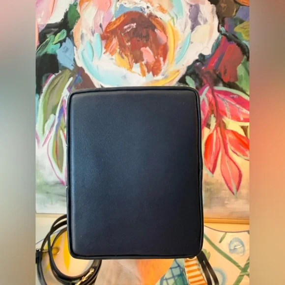 Kate Spade Novelty Retired 3D Sunkiss Striped Tent Cabana Leather bag - Picture 9 of 9